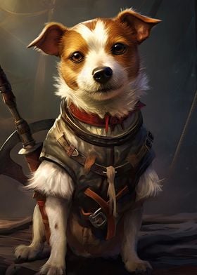 Jack Russell Dog Viking