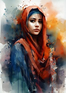 Oriental Woman Portrait