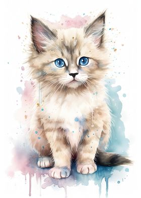 Baby Ragdoll Cat Kitten