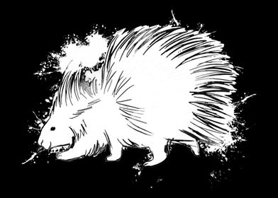 Porcupine Water Art