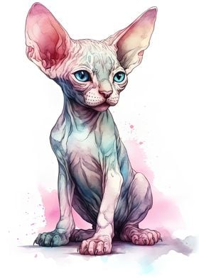 Baby Sphinx Cat Kitten