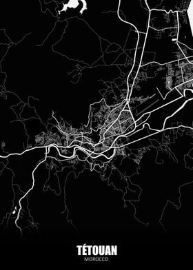 Tetouan Morocco Map
