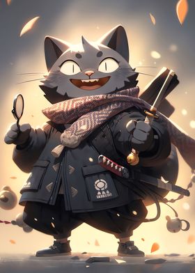 Samurai Cat