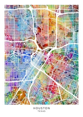 Houston Texas Map