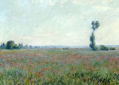 Poppy Field Claude Monet