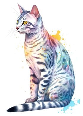 Cute Egyptian Mau Cat