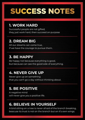 success notes