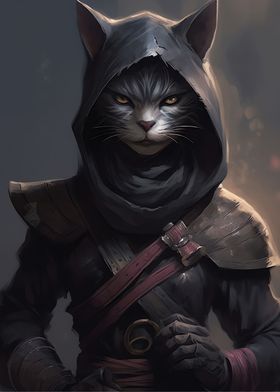 Ninja Assassin Cat Funny