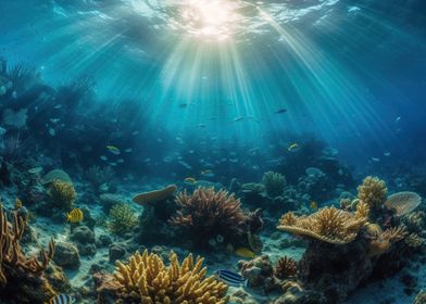 underwater reef fish natur