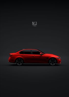 2015 BMW M3 F80 Sedan Red