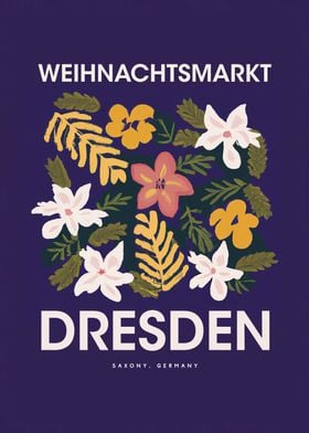 Dresden Christmas Poster