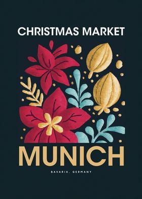 Munich Christmas Poster