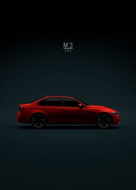 BMW M3 F80 Sedan 2015 Red