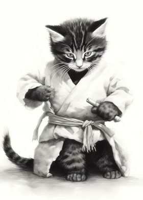 Samurai Cat