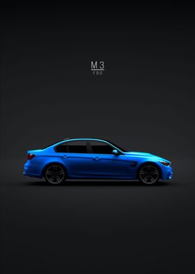 2015 BMW M3 F80 Sedan Blue