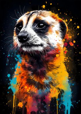 Colorful Meerkat