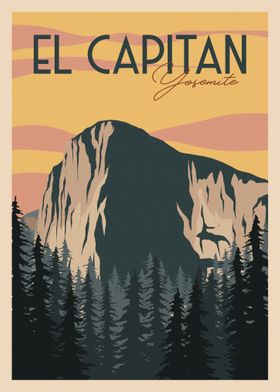 El capitan in yosemite