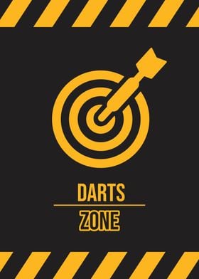 Darts zone sign