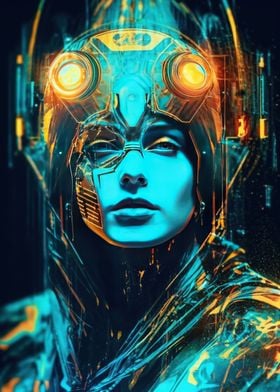 Woman Scifi Metropolis