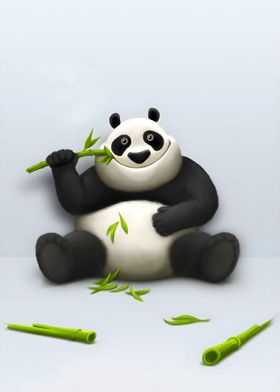 Panda and Bamboo