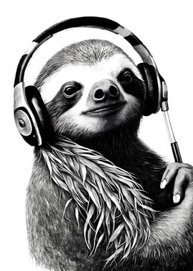 Sloth Rhythmic Serenity