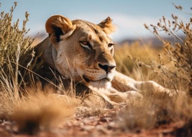 Lioness Wildlife Photo