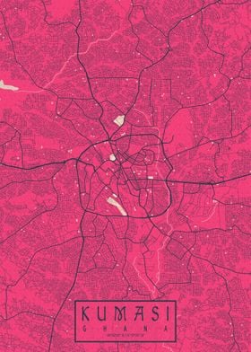 Kumasi City Map Blossom