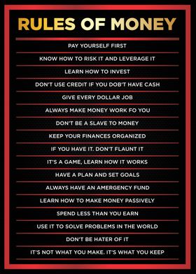 rules of money