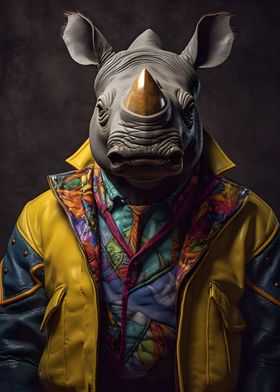 80s Style Rhino