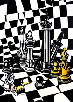 Chess Wall Art Poster