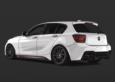 BMW M135i F20 White