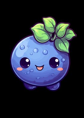 Blueberry kawaii