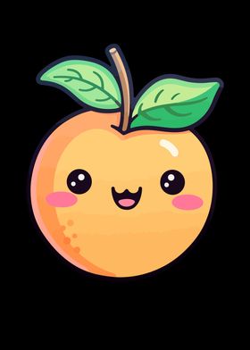 Peach kawaii