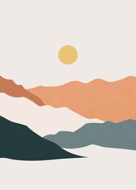 Minimalist mountains 1