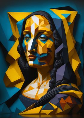 Poly Mona Pop Art