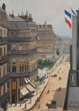 Street view Paris 1889