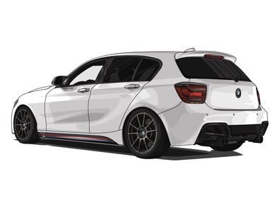 BMW M135i F20 White