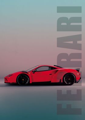 Ferrari Supercar Poster