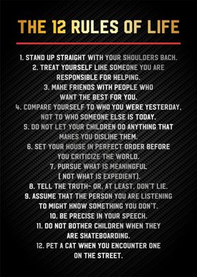 the 12 rules of life