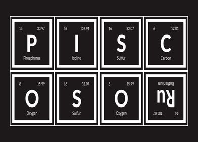 Piscosour Periodic Table