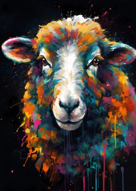 Colorful Sheep