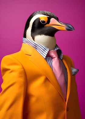 80s Style Penguin