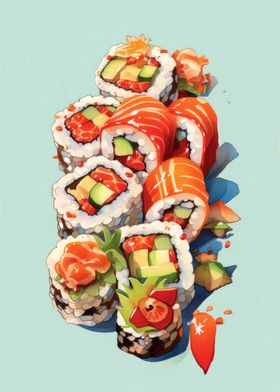 Retro sushi