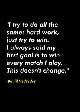 Daniil Medvedev quotes 