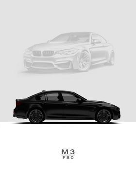 BMW M3 F80 Sedan 2015 Blac