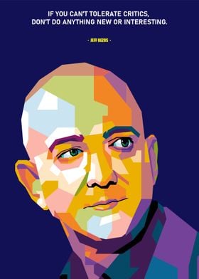 Jeff Bezos Pop Art