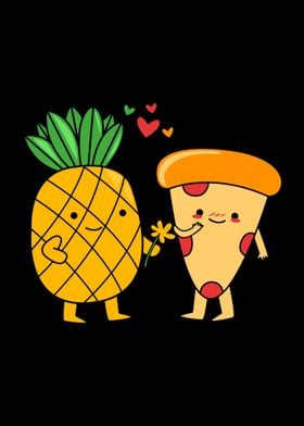 Cute Pineapple Pizza