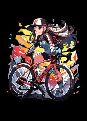 Racing Bike Girl