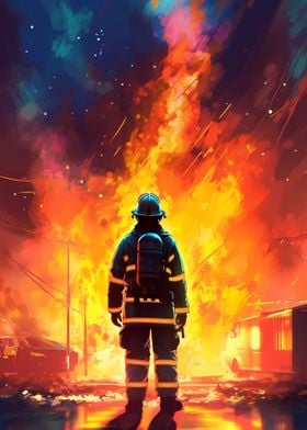 Firefighter Flame