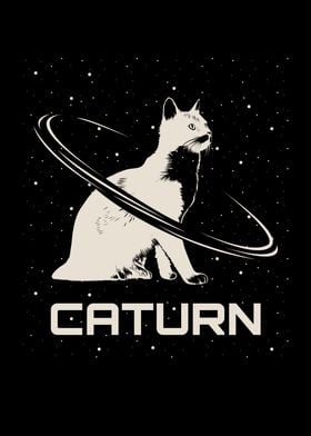 Saturn Caturn Cat Planet